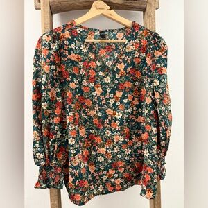 Floral Print Women's Top